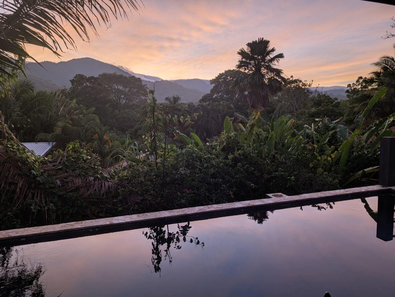 Morgenstimmung in der Villa Agalla